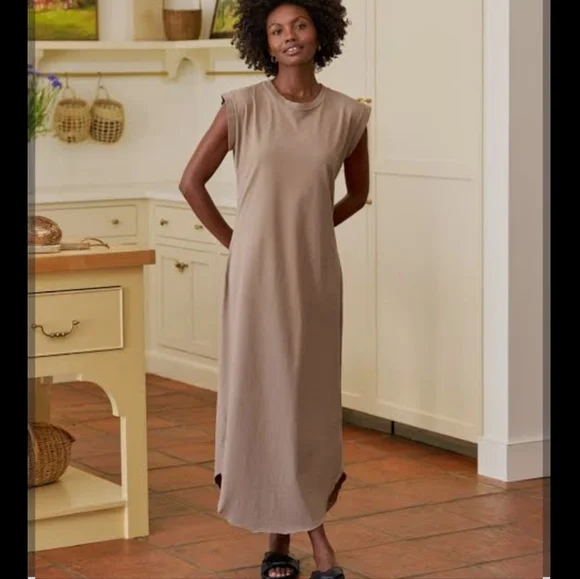 Frank & Eileen Cory Vintage Muscle Tee Maxi Dress Medium NWOT - Picture 2 of 12